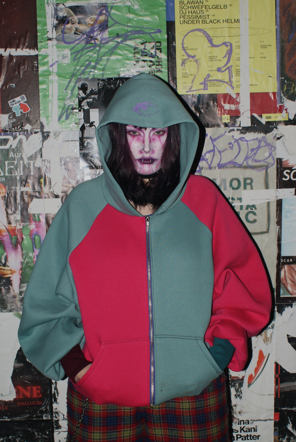 žiopla blue hoodie