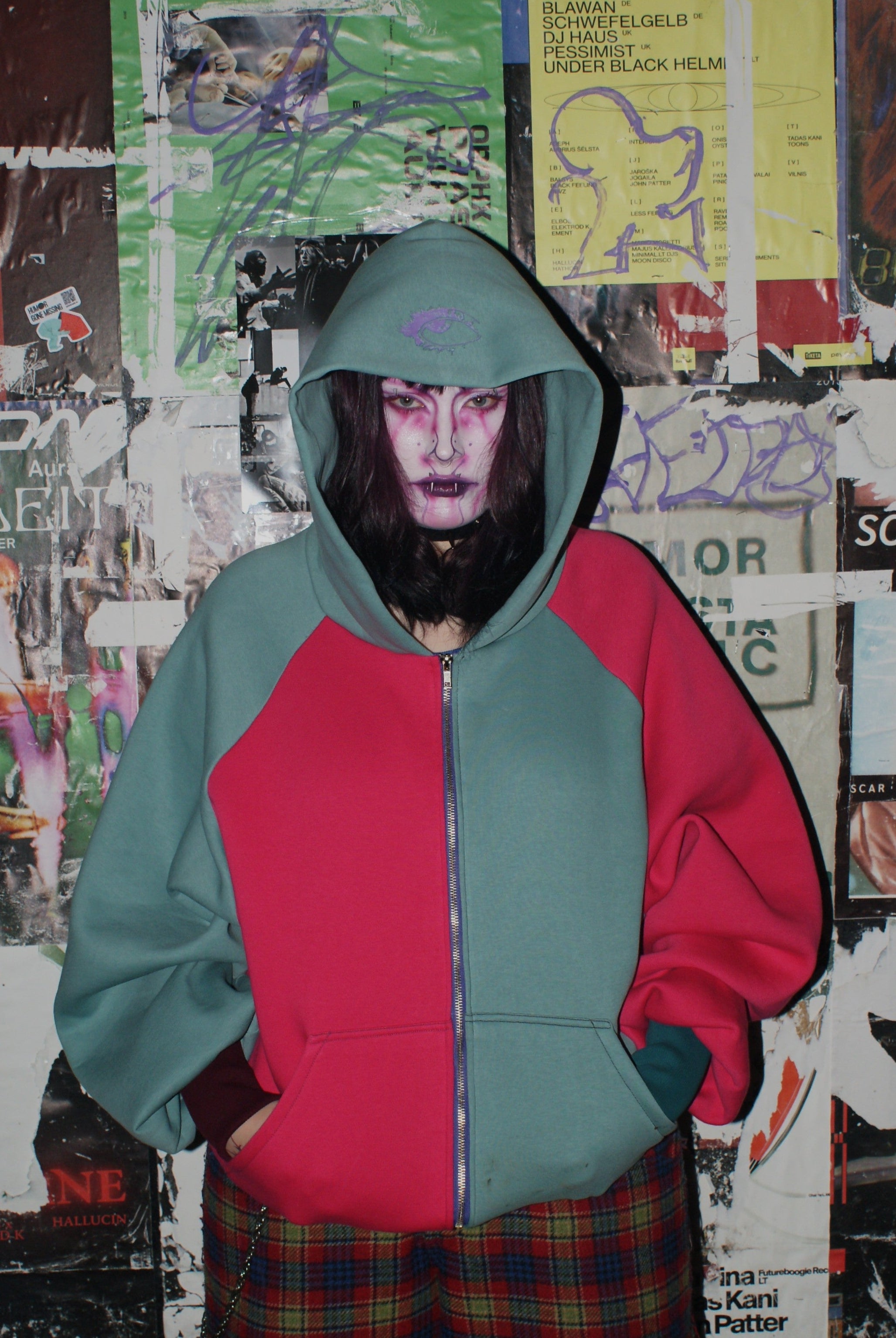 žiopla blue hoodie
