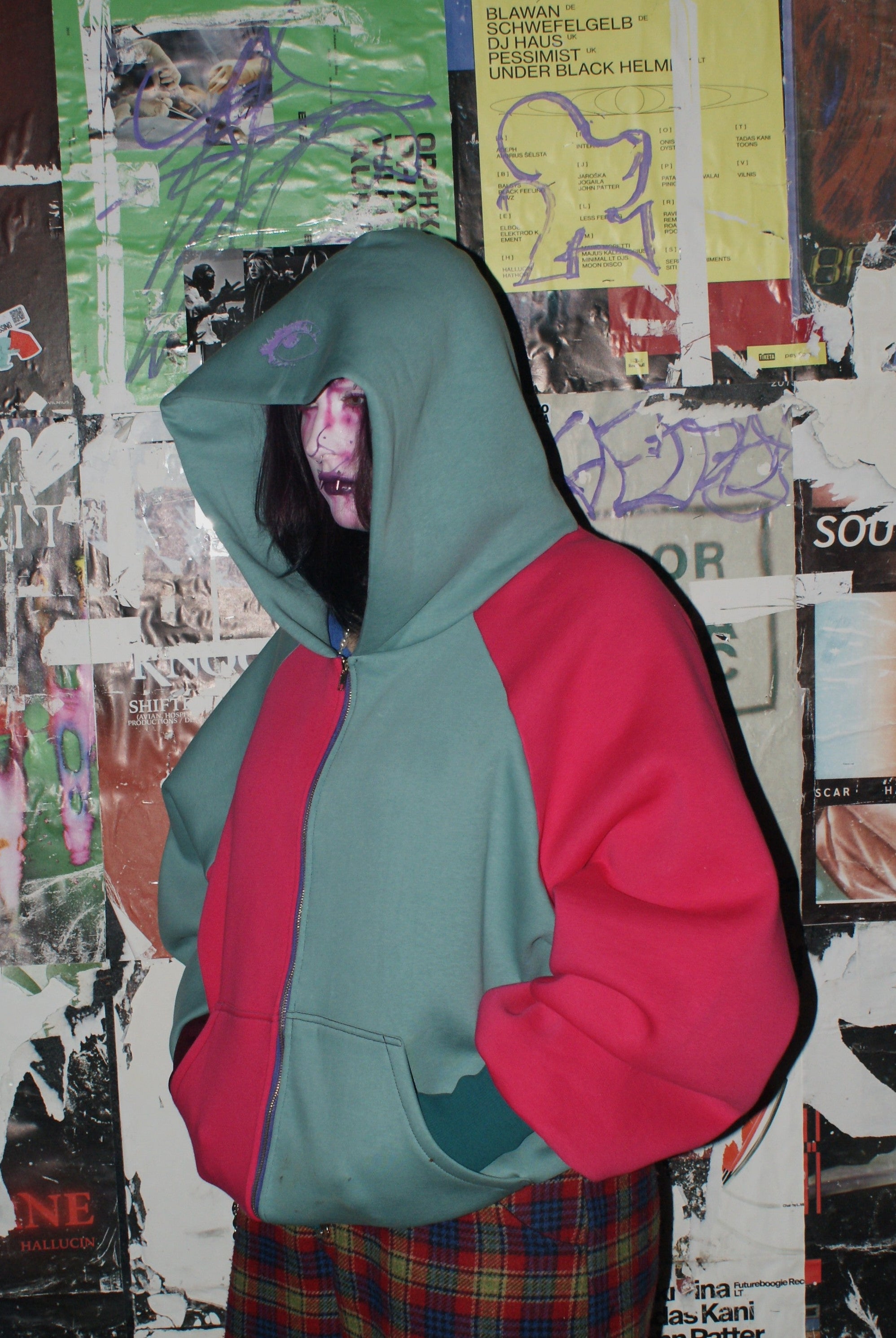 žiopla blue hoodie