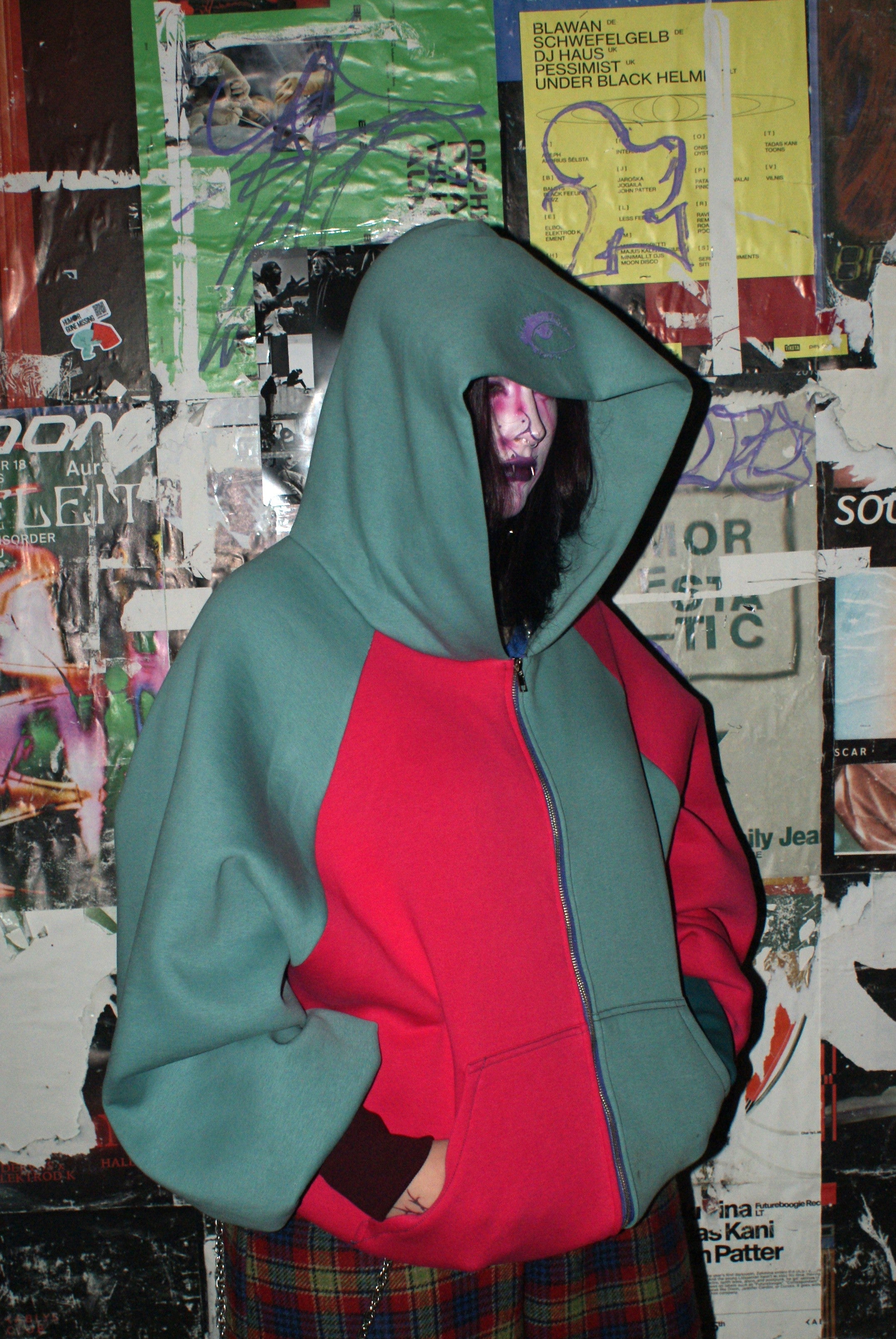 žiopla blue hoodie